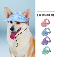 HKM-5795773 Pet Baseball Cap for Dogs - Stylish Canvas Hat in Various Colors and Sizes