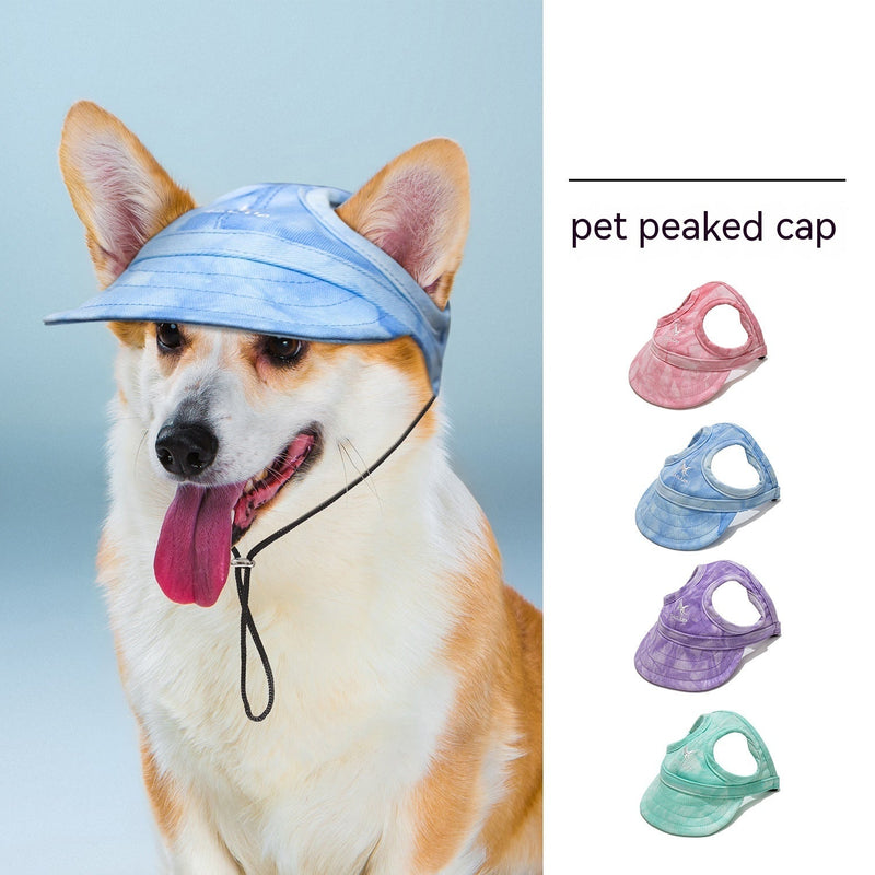HKM-5795773 Pet Baseball Cap for Dogs - Stylish Canvas Hat in Various Colors and Sizes