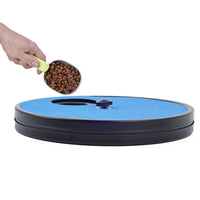 HKM-5796029 Slow Feeder Pet Toy for Grinding Nails - Black and Blue Plastic Chew Toy
