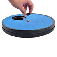 HKM-5796029 Slow Feeder Pet Toy for Grinding Nails - Black and Blue Plastic Chew Toy