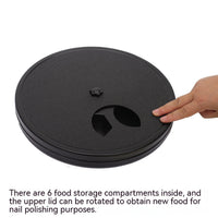 HKM-5796029 Slow Feeder Pet Toy for Grinding Nails - Black and Blue Plastic Chew Toy