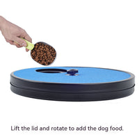 HKM-5796029 Slow Feeder Pet Toy for Grinding Nails - Black and Blue Plastic Chew Toy