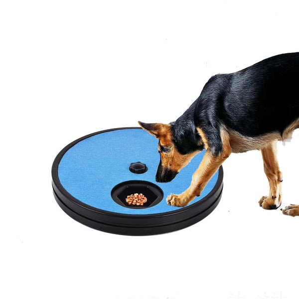 HKM-5796029 Slow Feeder Pet Toy for Grinding Nails - Black and Blue Plastic Chew Toy