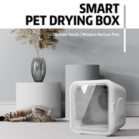 HKM-579667 Smart Pet Hair Drying Box with Low Noise Air Blower for Dogs and Cats, 1000W, Eco-Friendly Design