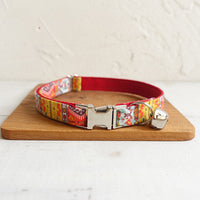 HKM-5797181 Adjustable Polyester Cat Collar with Bell - Stylish Daily Accessory