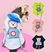 HKM-5797565 Summer Cotton T-Shirt for Small and Medium Dogs and Cats in Various Colors