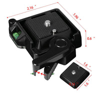 HKM-579795 Quick Release Tripod Plate Compatible with iPhone & SLR Cameras