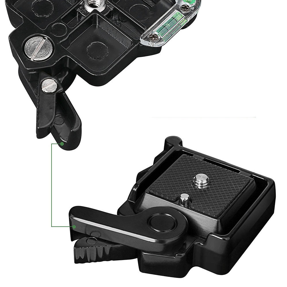 HKM-579795 Quick Release Tripod Plate Compatible with iPhone & SLR Cameras