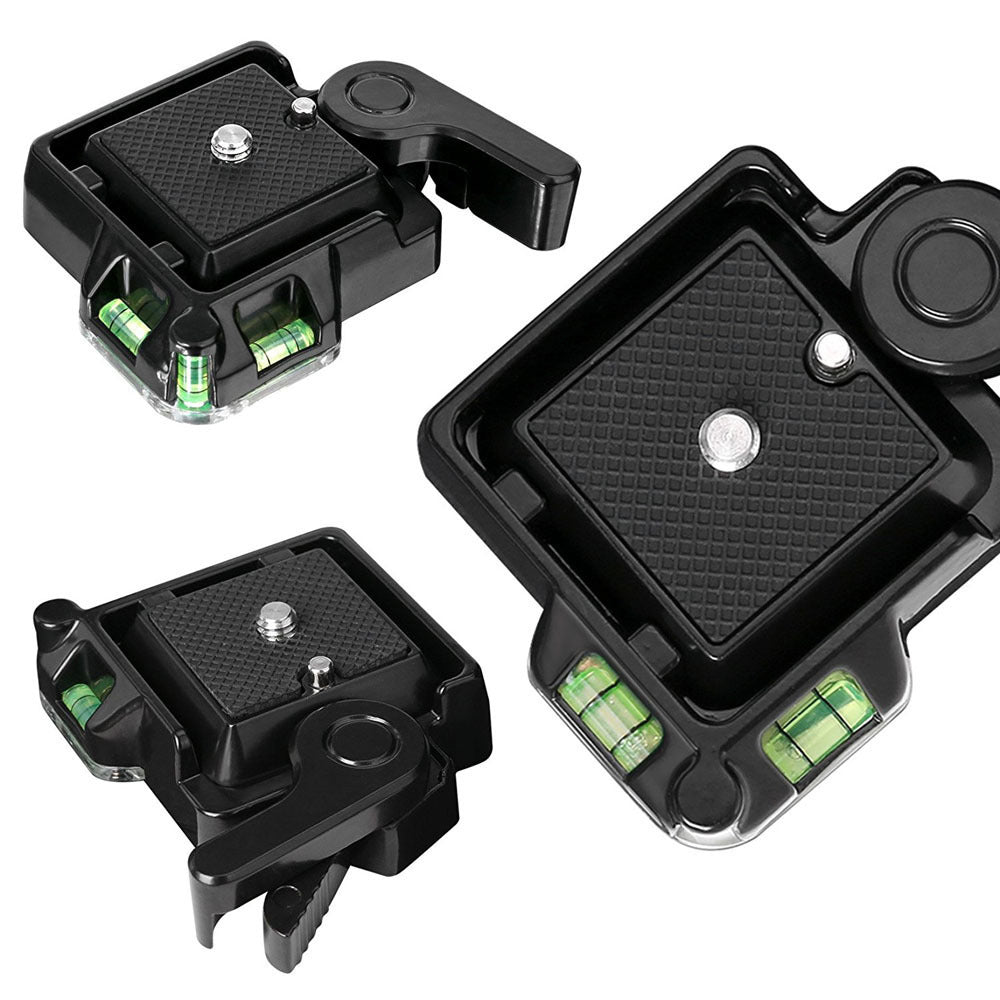 HKM-579795 Quick Release Tripod Plate Compatible with iPhone & SLR Cameras