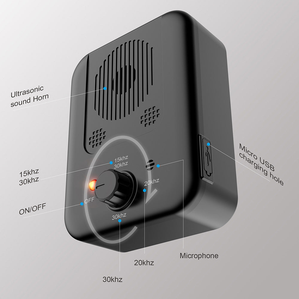 HKM-5798461 Ultrasonic Anti-Barking Device for Outdoor Dogs - Pet Training Bark Control System