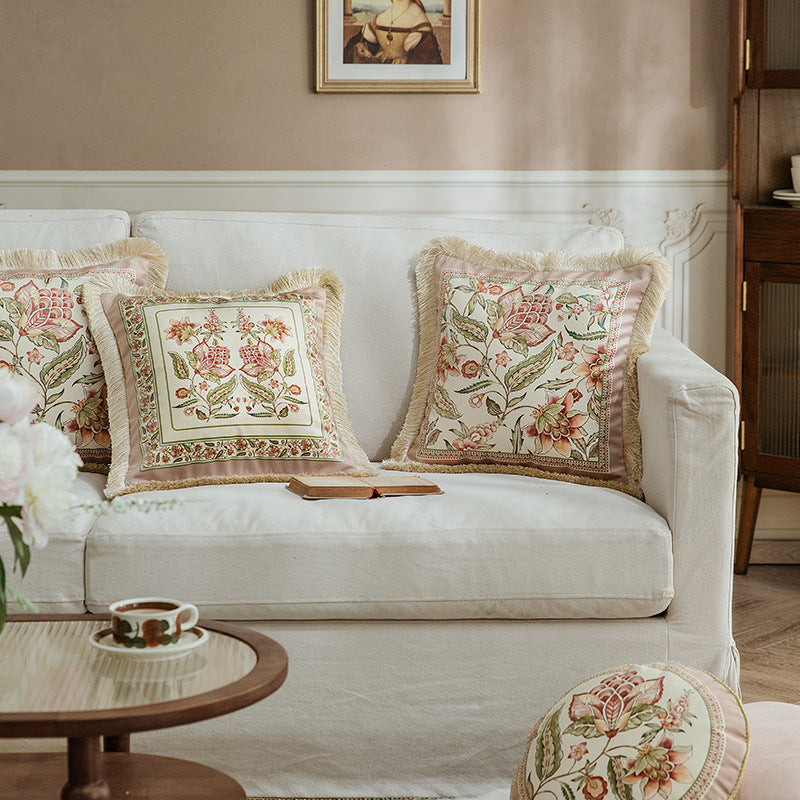 HKM-579859 Fantasy Floral and Plant Pattern Sofa Pillowcase, Multiple Sizes Available
