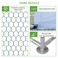 HKM-5798845 Large Outdoor Chicken Coop with Run, Waterproof and Anti-UV Cover for Poultry Protection