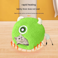 HKM-5799229 Electrically Heated Plush Cat Litter Pad for Pets Up to 15 Pounds - 50x65cm