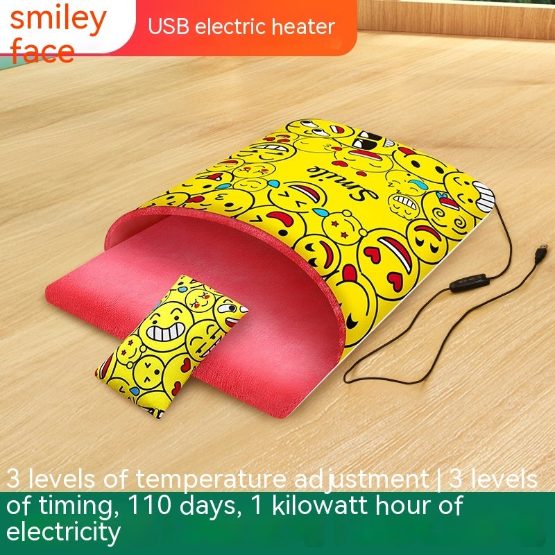 HKM-5799229 Electrically Heated Plush Cat Litter Pad for Pets Up to 15 Pounds - 50x65cm