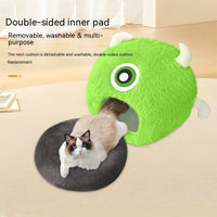HKM-5799229 Electrically Heated Plush Cat Litter Pad for Pets Up to 15 Pounds - 50x65cm
