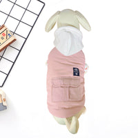 HKM-5799357 Casual Cotton Vest for Dogs - Available in Black, Red, and Pink, Sizes S to XXL