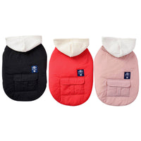 HKM-5799357 Casual Cotton Vest for Dogs - Available in Black, Red, and Pink, Sizes S to XXL