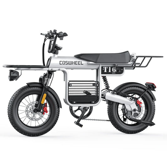HKM-580115 Electric Fat Tire Bike with Full Suspension, 1000W Motor, 48V Lithium Battery, 150km Range, 20" Wheels, Hydraulic Disc Brakes
