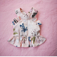 HKM-5802557 Cute Pink Cotton Dog Skirt for Small and Medium Dogs and Cats, Available in Multiple Sizes