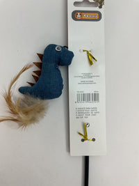 HKM-5805757 Dinosaur-Themed Cat Teaser Toy for Engaging Playtime Fun