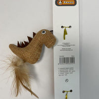HKM-5805757 Dinosaur-Themed Cat Teaser Toy for Engaging Playtime Fun