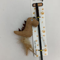 HKM-5805757 Dinosaur-Themed Cat Teaser Toy for Engaging Playtime Fun
