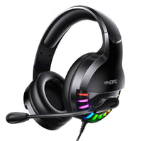HKM-580627 Wired Gaming Headset with Microphone and Sound Card Line Control for Enhanced Audio Experience