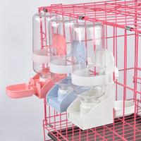 HKM-5806781 Pet Automatic Drinking Fountain - Multifunctional Water Dispenser in Blue, Pink, and White, PP Material