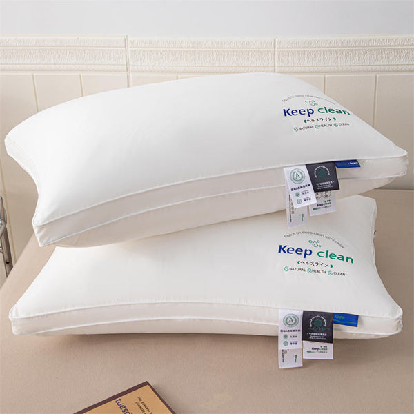 HKM-580691 Cotton Neck Support Pillow - High, Medium, and Low Loft Options Available