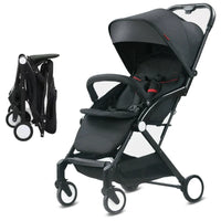 HKM-580755 Lightweight Foldable Baby Stroller Pushchair with Luxury Design and Practical Features