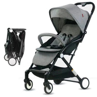 HKM-580755 Lightweight Foldable Baby Stroller Pushchair with Luxury Design and Practical Features