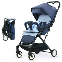 HKM-580755 Lightweight Foldable Baby Stroller Pushchair with Luxury Design and Practical Features
