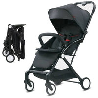 HKM-580755 Lightweight Foldable Baby Stroller Pushchair with Luxury Design and Practical Features
