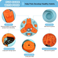 HKM-5808189 Interactive Dog Puzzle Feeder Toy for Cognitive Development and Reduced Destructive Behaviors