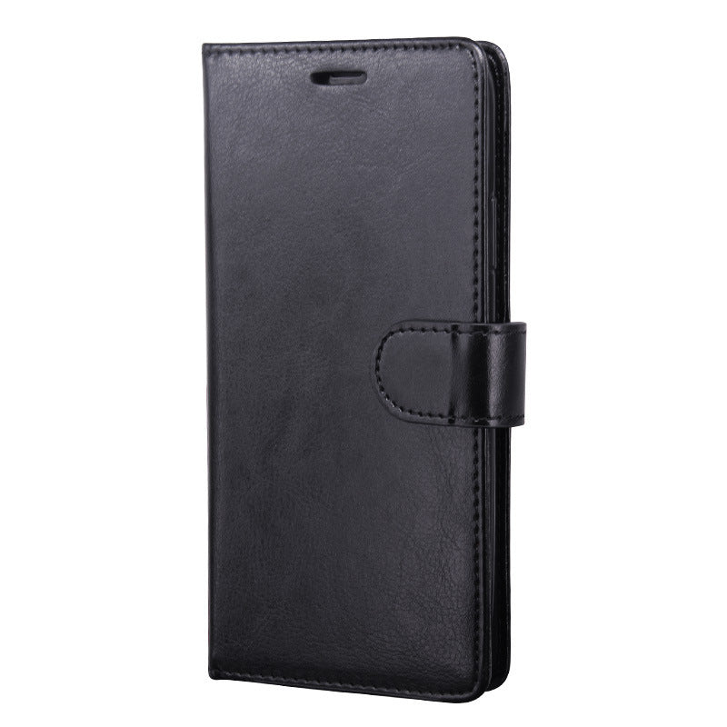 HKM-580819 Crystal Flip Phone Case for iPhone Models - Multiple Colors Available, Durable PU Material