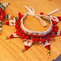 HKM-5808317 Festive Triangle Scarf for Pets – Christmas Designs and Colors Available