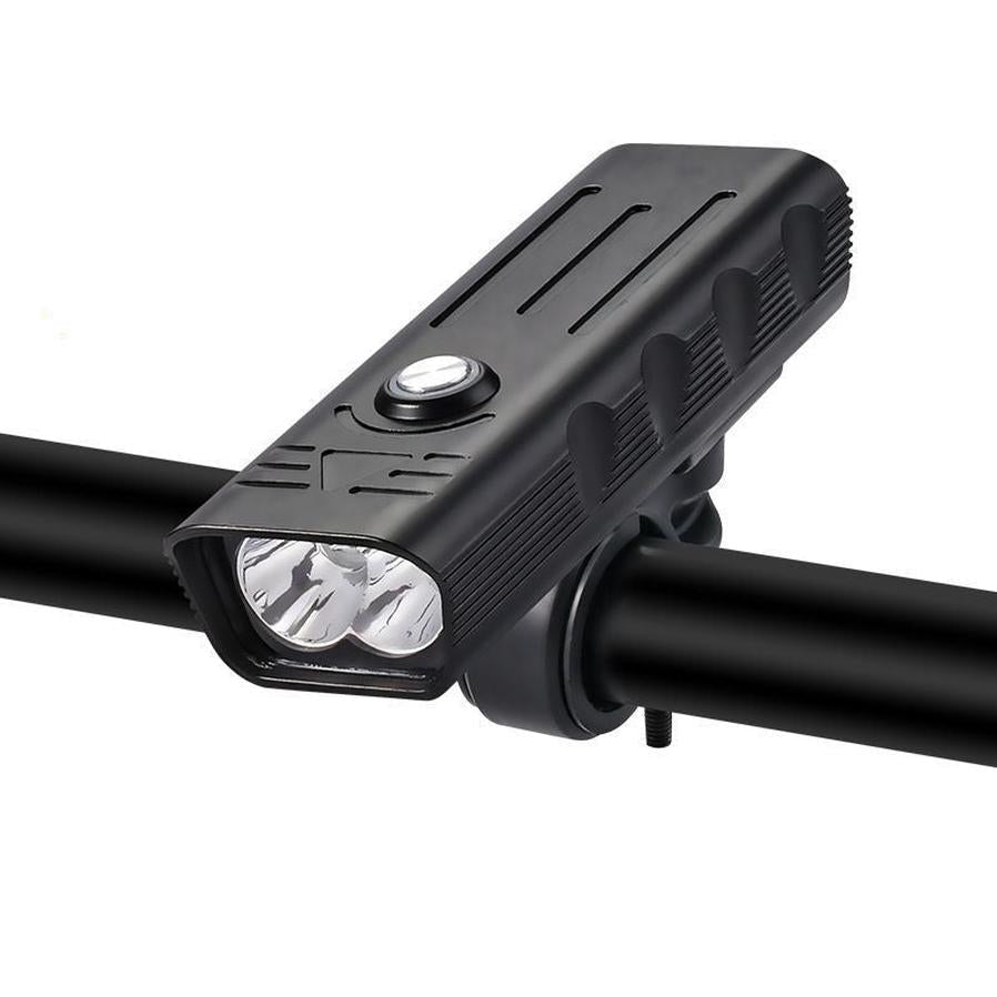 HKM-581075 Rechargeable USB Bicycle Front LED Light with Built-in Battery