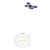 HKM-5811517 Interactive 360-Degree Butterfly Cat Toy with Two Replacement Butterflies for Healthy Playtime