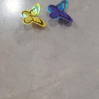 HKM-5811517 Interactive 360-Degree Butterfly Cat Toy with Two Replacement Butterflies for Healthy Playtime