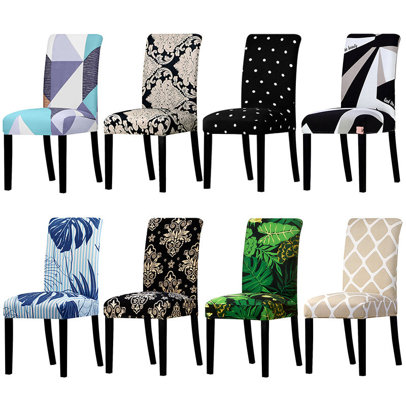HKM-581267 Stretch Chair Cover in Durable Polyester Fiber - 93% Polyester