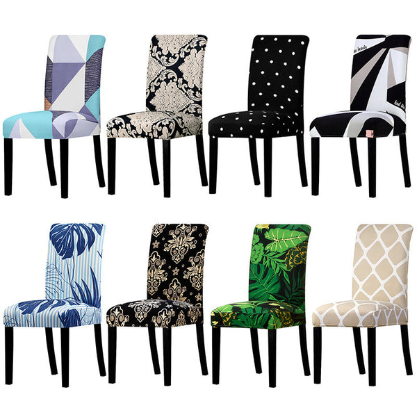 HKM-581267 Stretch Chair Cover in Durable Polyester Fiber - 93% Polyester