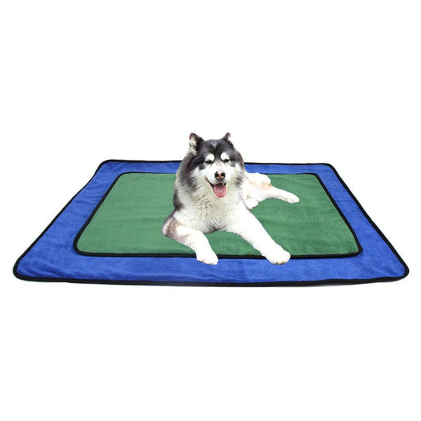 HKM-581395 Washable Leak-Proof Pet Urine Pad for Dogs and Puppies in Dark Blue, Dark Green, Brown, Purple - Multiple Sizes Available