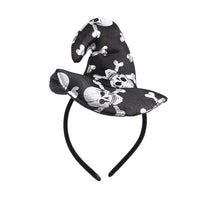 HKM-5814845 Pet Friendly Halloween Headband - Flannel Hat with Sequins and Small Balls, Available in Black, Yellow, and Green