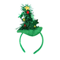 HKM-5814845 Pet Friendly Halloween Headband - Flannel Hat with Sequins and Small Balls, Available in Black, Yellow, and Green