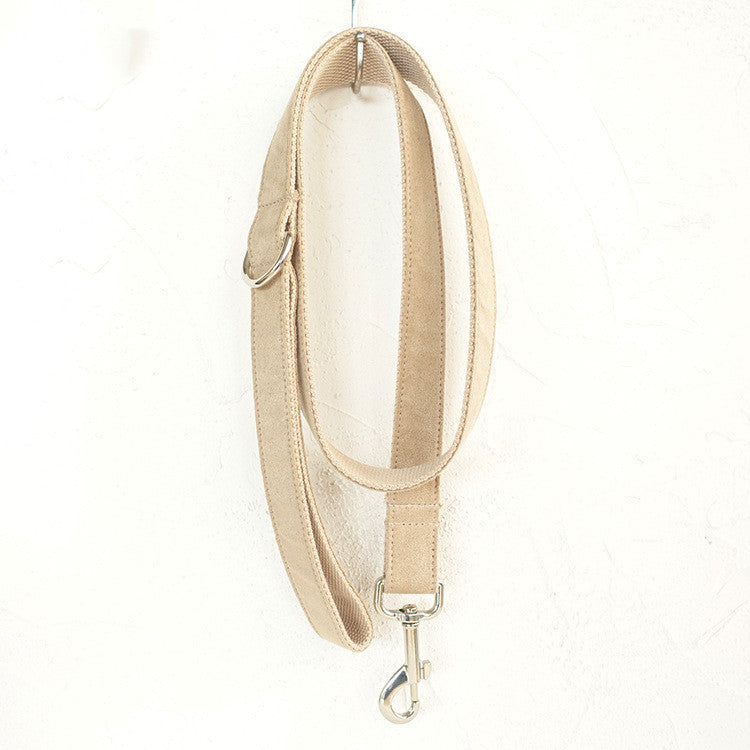 HKM-5816253 Adjustable Polyester Dog Drawstring Traction Belt in Naked Velvet Color