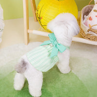 HKM-5817021 Lotus Leaf Traction Skirt for Dogs - Available in Purple, Blue, and Green, Sizes XS to XL
