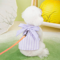 HKM-5817021 Lotus Leaf Traction Skirt for Dogs - Available in Purple, Blue, and Green, Sizes XS to XL