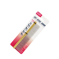 HKM-5818045 Stainless Steel Needle Comb in Pink, Gold, and Purple - Small and Medium Sizes