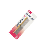 HKM-5818045 Stainless Steel Needle Comb in Pink, Gold, and Purple - Small and Medium Sizes