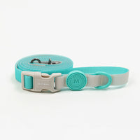 HKM-5818429 Waterproof Nylon Dog Collar with 1.5m Hand Holding Rope in Multiple Colors